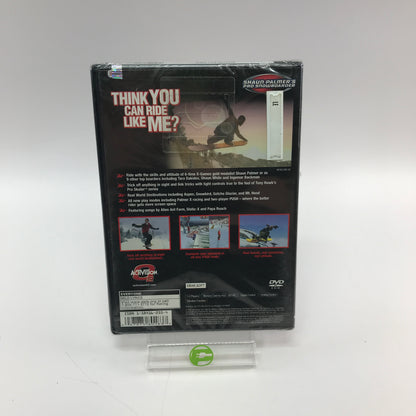 New Shaun Palmers Pro Snowboarder (Sony PlayStation 2 PS2, 2001) Factory Sealed