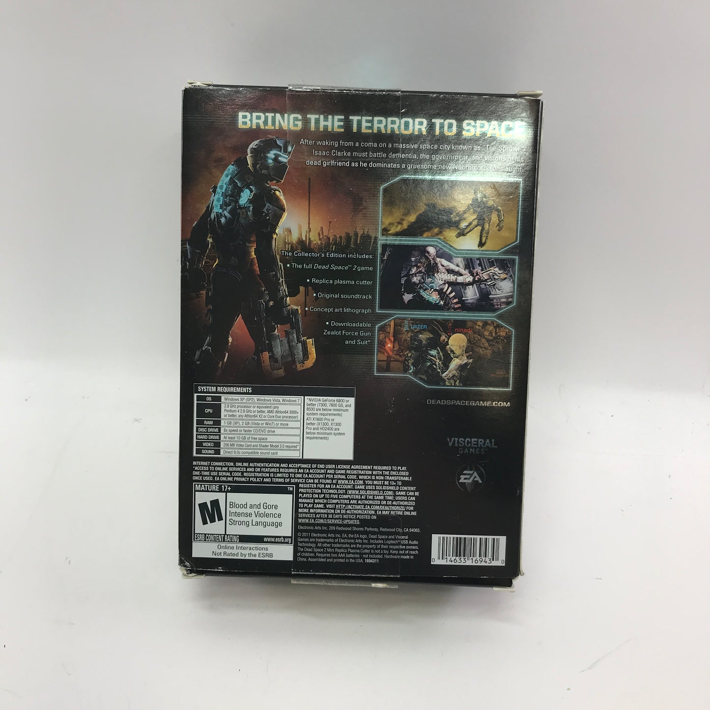 Dead Space 2 [Collector's Edition] (PC, 2011) Sealed Disc w Plasma Cutter CIB