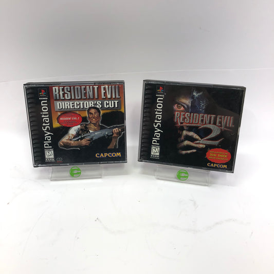 Resident Evil Directors Cut and Resident Evil 2, Tested, Working 