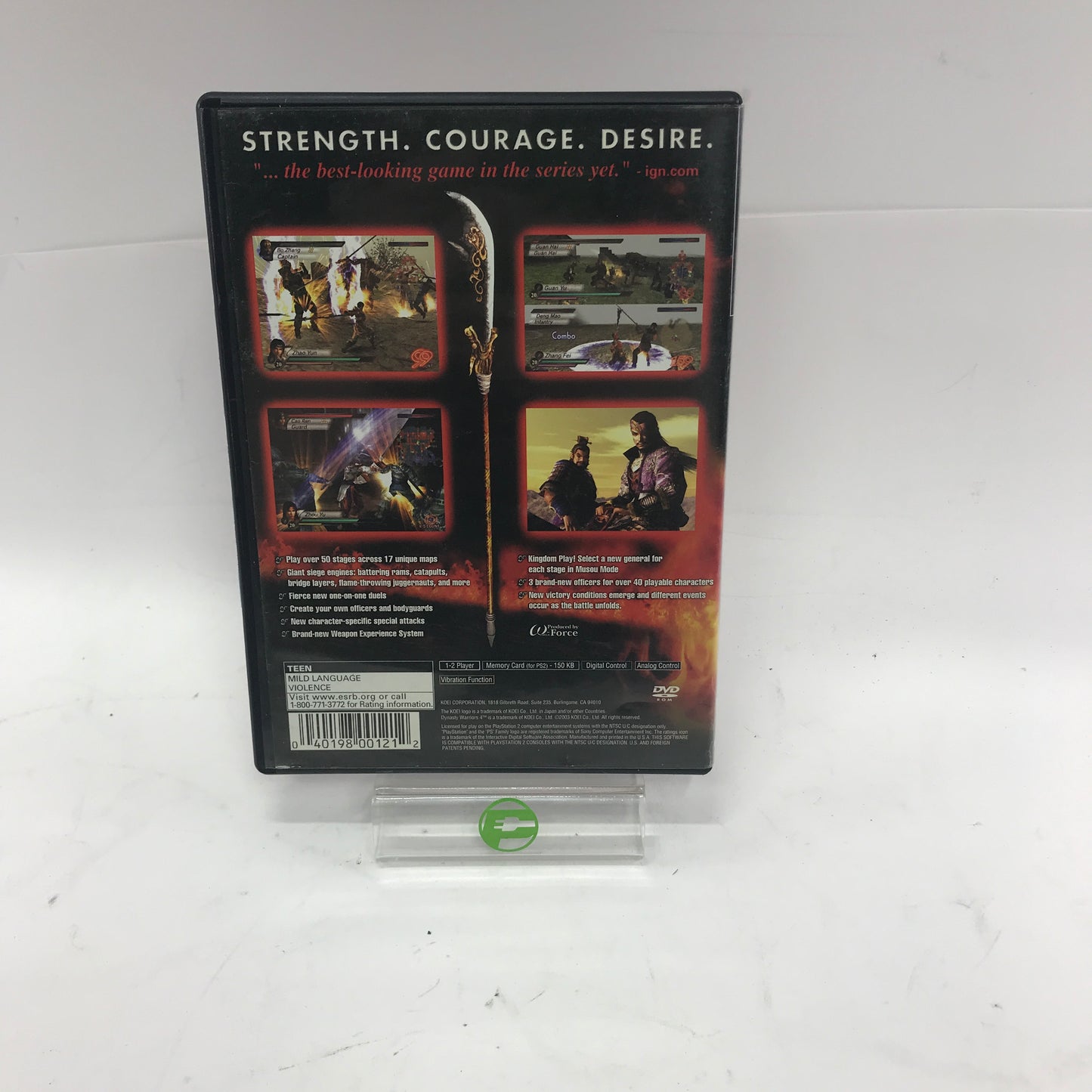 Dynasty Warriors 3 and 4 Bundle Sony PlayStation 2 PS2 Games