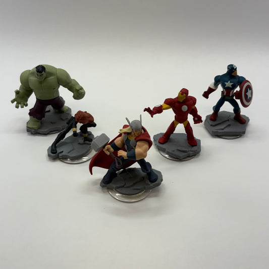 Lot of 5 Disney Infinity 2.0 Marvel Avengers Game Toy Figures INF