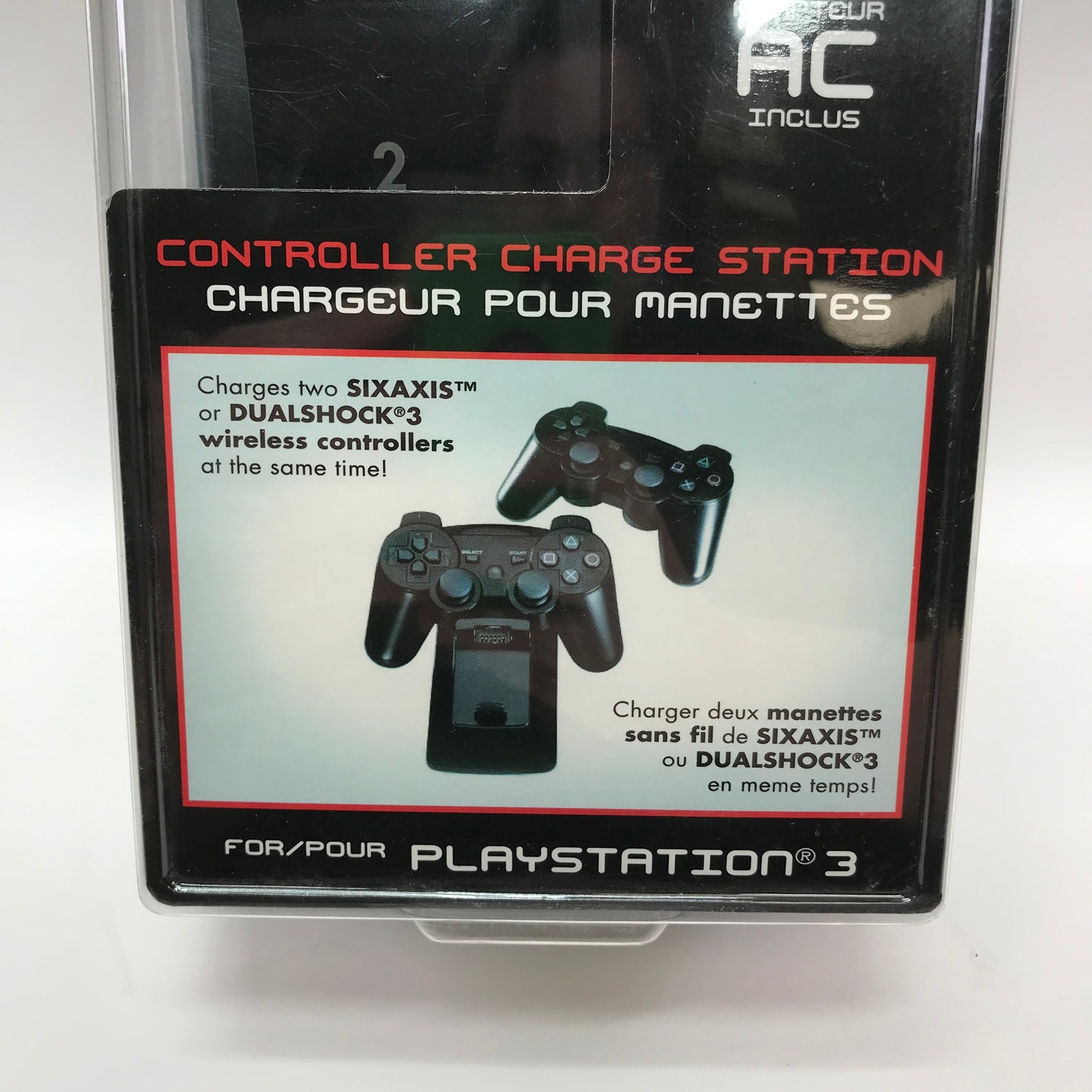 New Icon Ps3 Controller Charging Station 1610F-02 for DualShock 3 Controllers