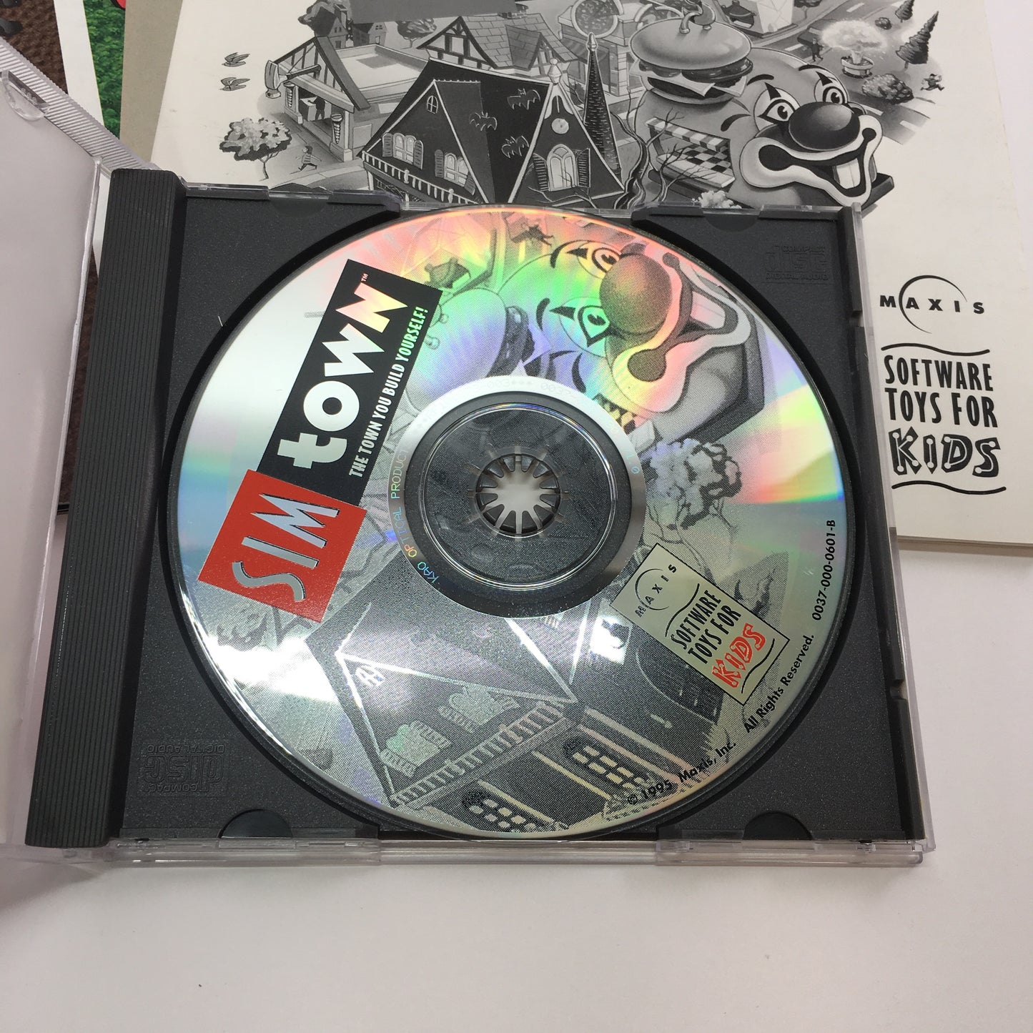 Sim Town (PC, 1994) Complete in Original Box CIB Designed for Windows 95