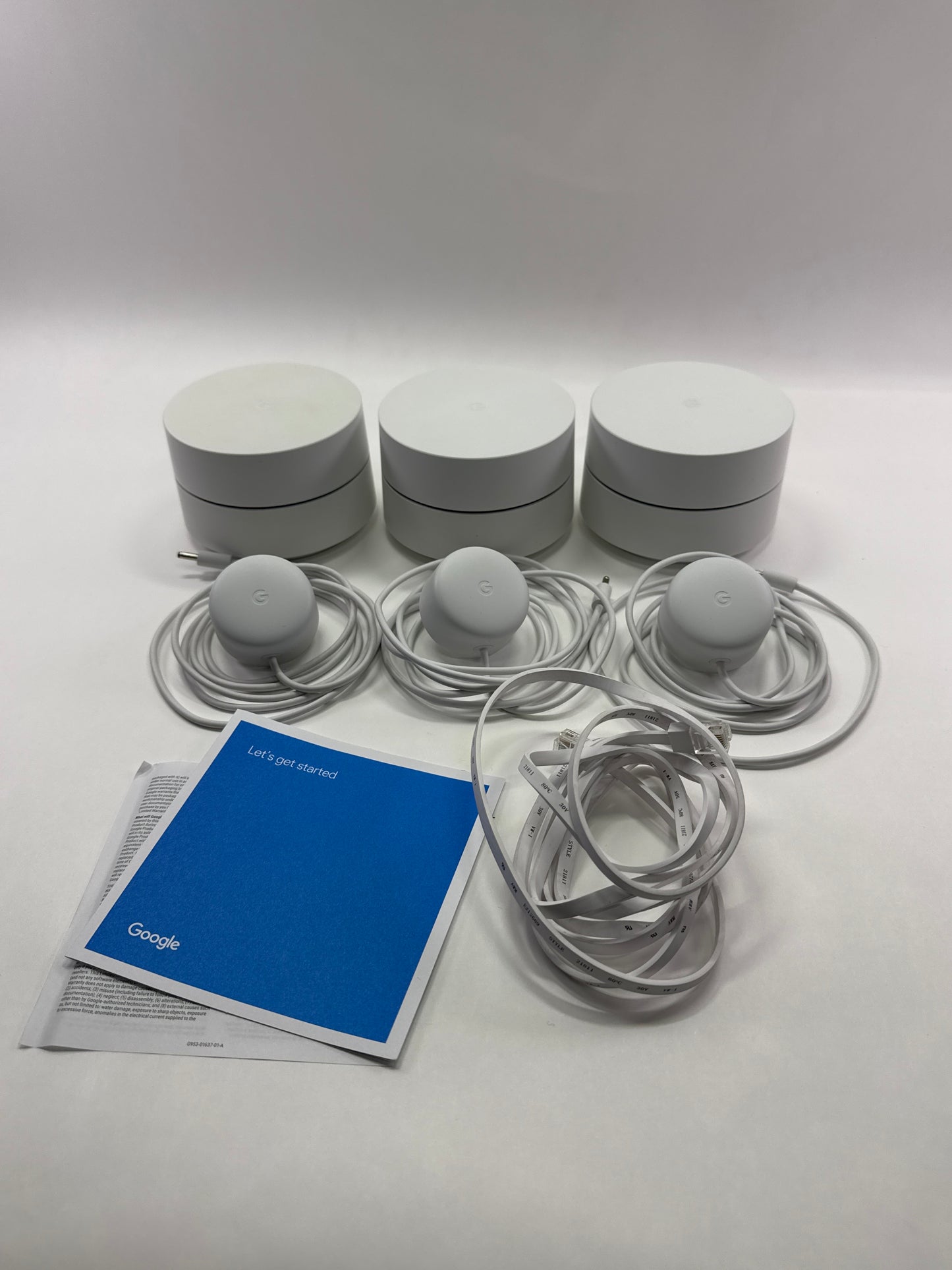Google  WiFi Mesh Wifi 3 Pack AC1200 GA02434-US