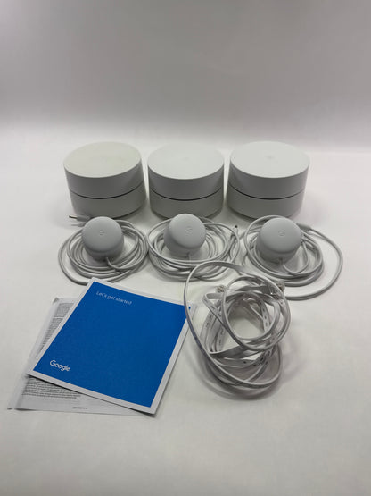 Google  WiFi Mesh Wifi 3 Pack AC1200 GA02434-US