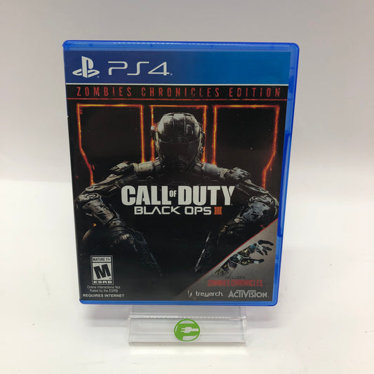 Call of Duty Black Ops III [Zombie Chronicles] (Sony PlayStation 4 PS4, 2017)
