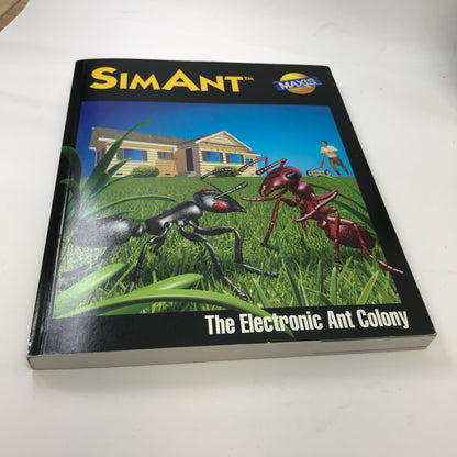 SimAnt (PC, 1991) Maxis Big Box w All Floppy Disks and Manuals