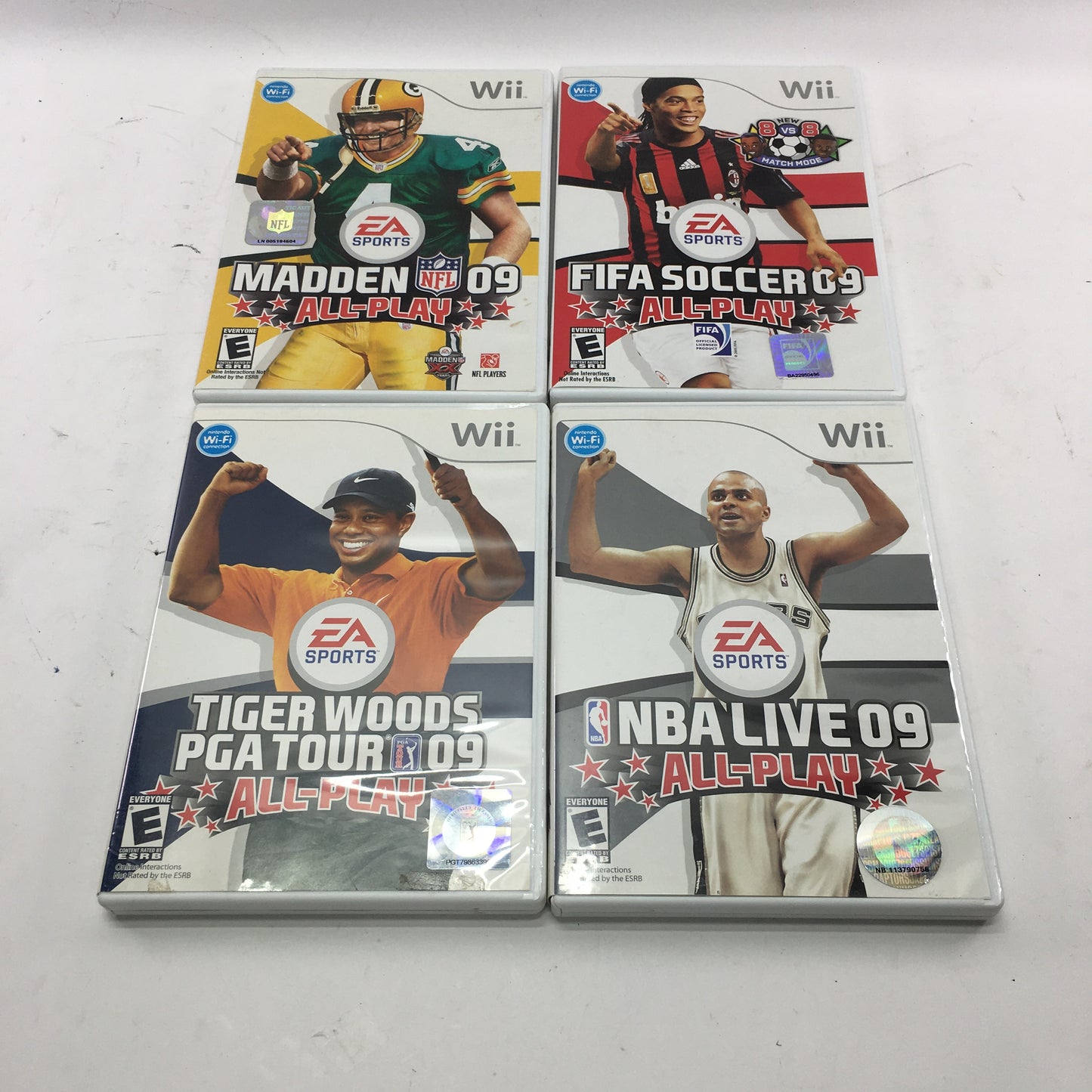 Lot of 55 Nintendo Wii Games [Mario Power Tennis, Donkey Kong, Just Dance, More]