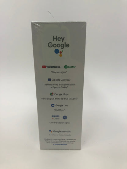 Google Nest Mini 2nd Generation Smart Speaker with Google Assistant GA00638-US