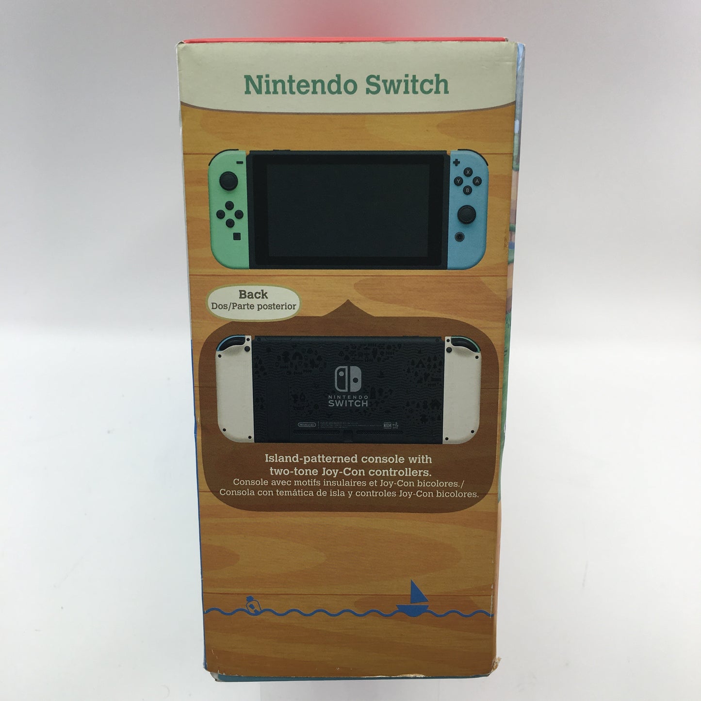 Nintendo Switch v1 Video Game Console HAC-001 Animal Crossing Edition w Box