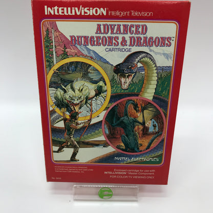 Advanced Dungeons and Dragons Intellivision Lot, 2 Games, Both CIB