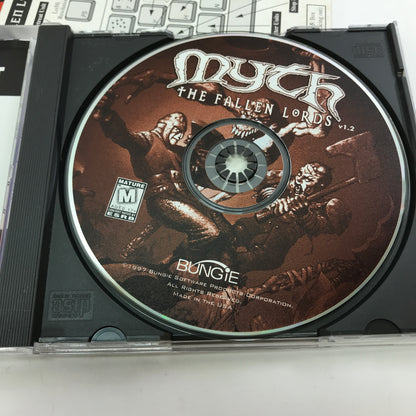 Myth: The Fallen Lords (PC, 1997) w Manual and Quick Reference Card