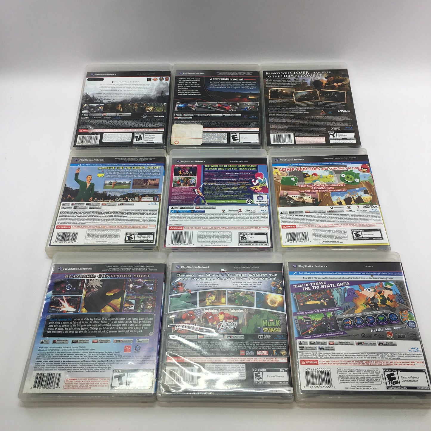 Lot of 57 Sony PlayStation 3 PS3 Games [Call of Duty, Grand Theft Auto and More]