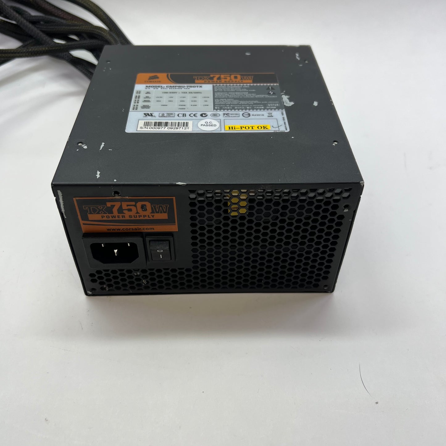 Corsair TX750W GC13899 80 Plus 750W Non Modular Power Supply