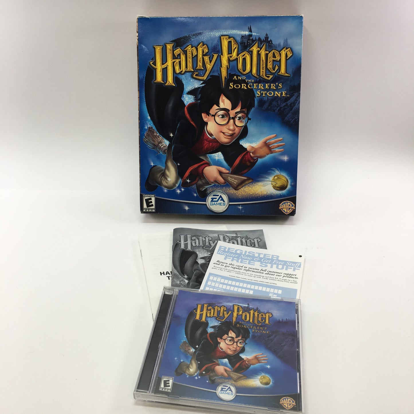 Harry Potter and the Sorcerer's Stone (PC 2001) Complete in Original Big Box CIB