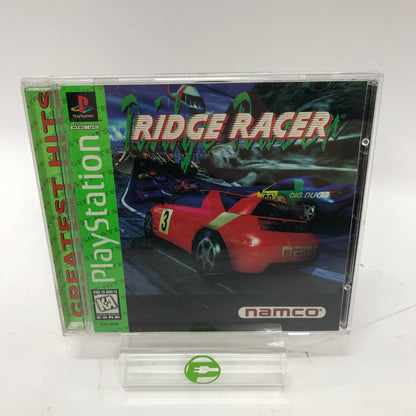 Ridge Racer [Greatest Hits](Sony PlayStation 1 PS1, 1997)CIB w Registration Card