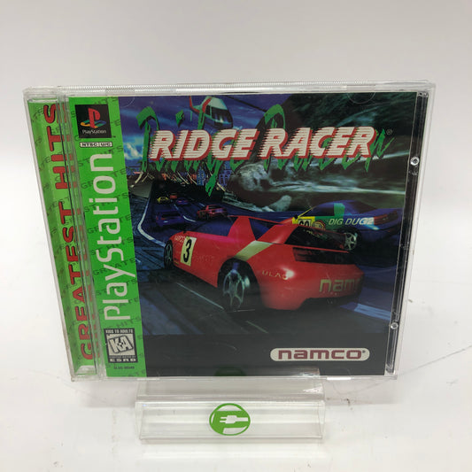 Ridge Racer [Greatest Hits](Sony PlayStation 1 PS1, 1997)CIB w Registration Card