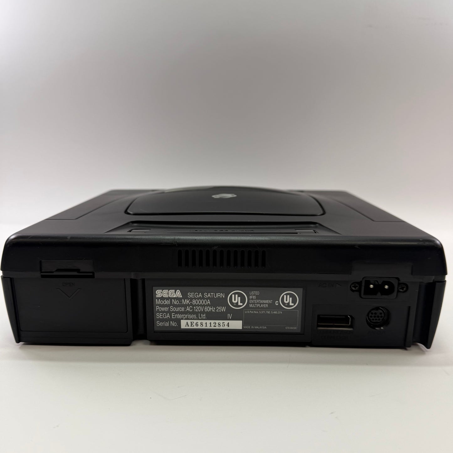 Sega Saturn Model 1 Handheld Video Game Console Black MK-80000A