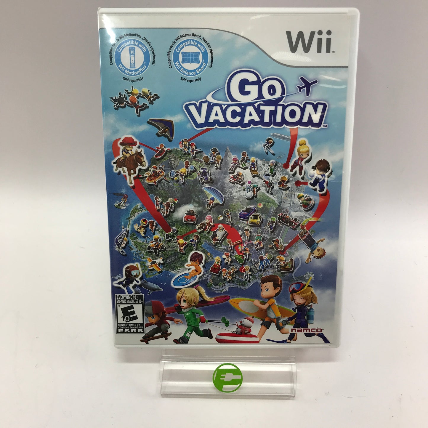 Go Vacation (Nintendo Wii, 2011) in Original Box w Manual CIB