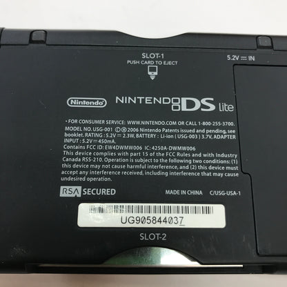 Nintendo DS Lite Handheld Game Console Only USG-001 Red w Original Box