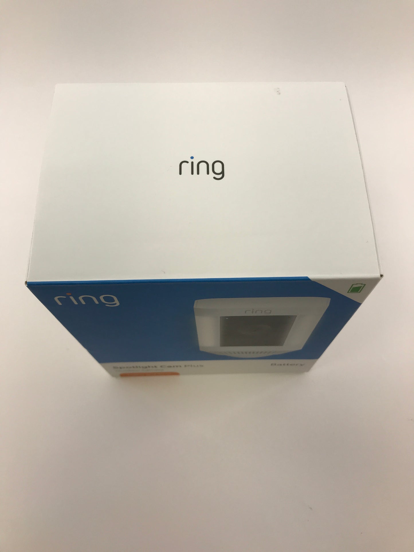 Ring Spotlight Cam Plus Outdoor Wireless Battery Security Camera - White