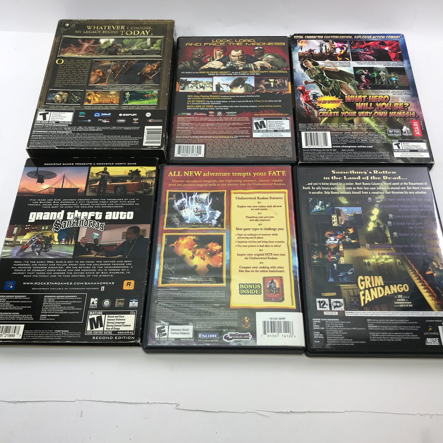 Lot of 50 PC Games [Age of Empires III, Max Payne 2, Agatha Christie and More]