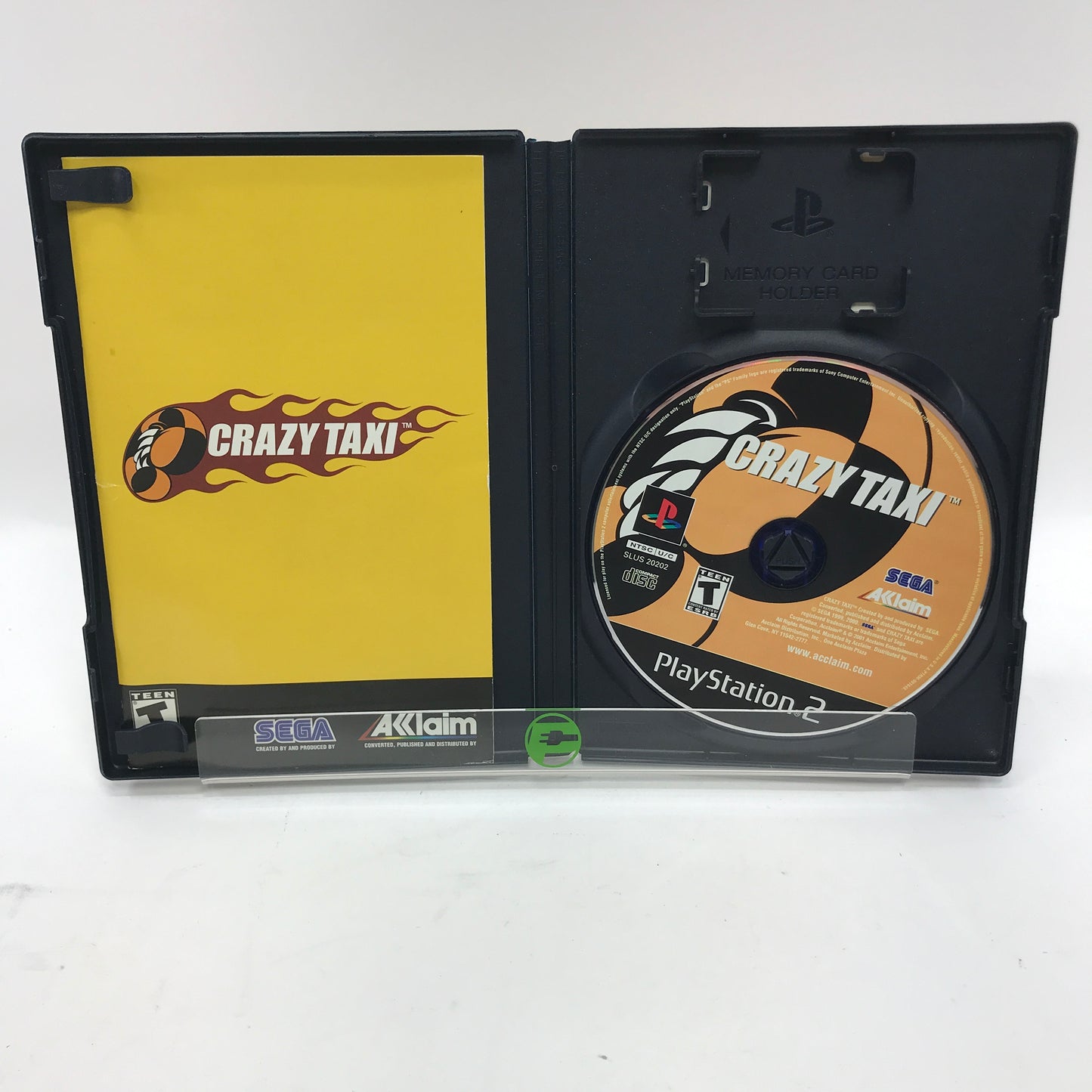 Crazy Taxi (Sony PlayStation 2 PS2, 2001) CIB Tested Working