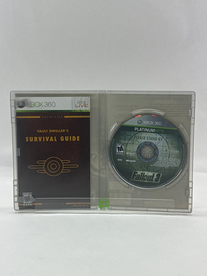 Fallout 3 (Microsoft Xbox 360, 2008, Platinum Hits)