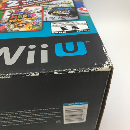 Nintendo Wii U Video Game Console Black CIB Tested and Working w Both Games