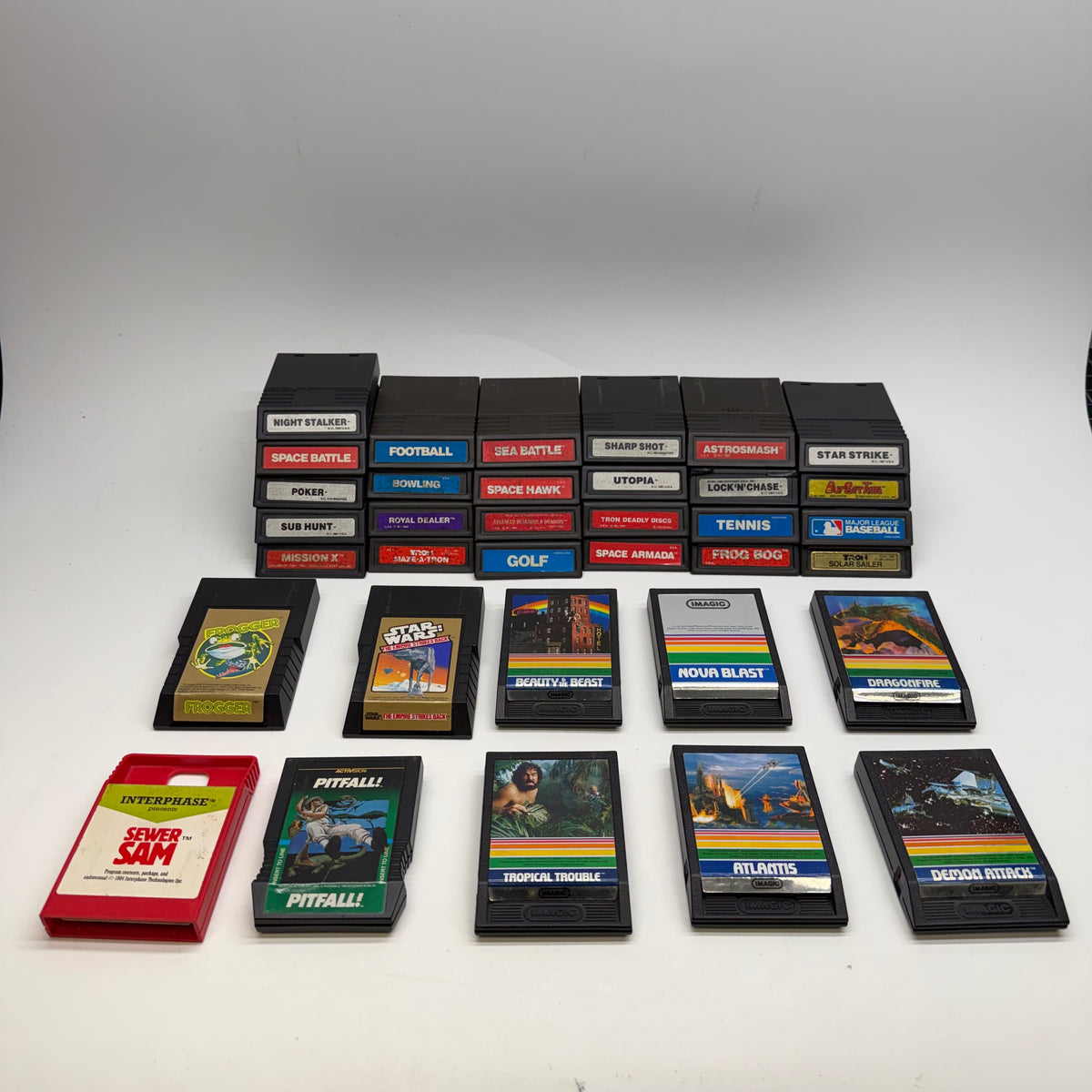 Lot of 35 Intellivision Games and Manuals Read Description