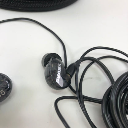Shure SE215 Wired In-Ear Headphones Black w Carrying Case
