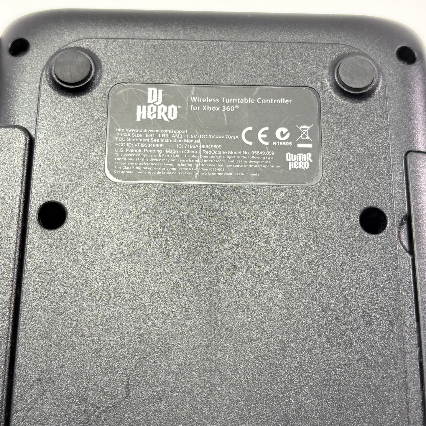 DJ Hero Wireless Controller - Microsoft Xbox 360 Wireless Turntable Controller