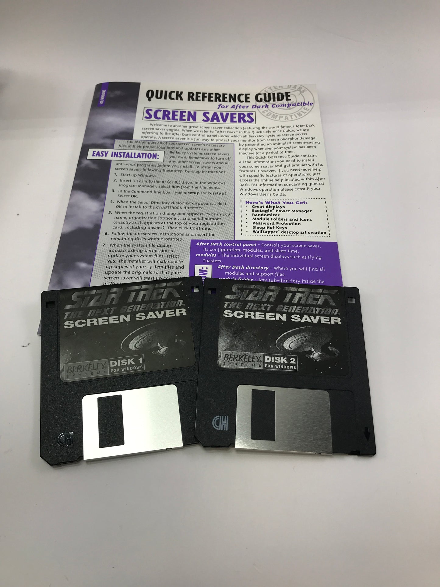 Star Trek Vintage PC Game Lot [Omnipedia, Captians Chair and More]