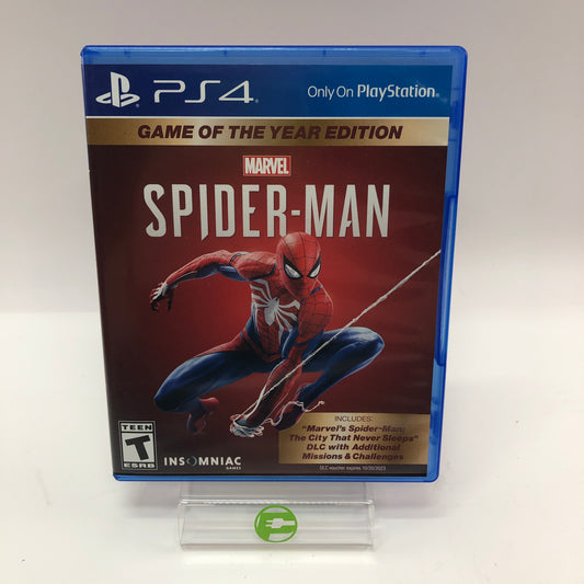 Marvel Spiderman [Game of the Year] (Sony PlayStation 4 PS4, 2019)