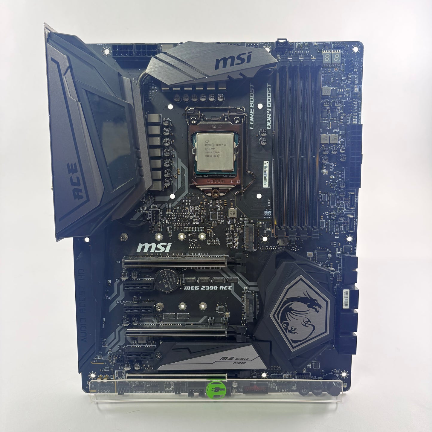 MSi MEG Z390 ACE Motherboard/i7-9700K CPU Combo