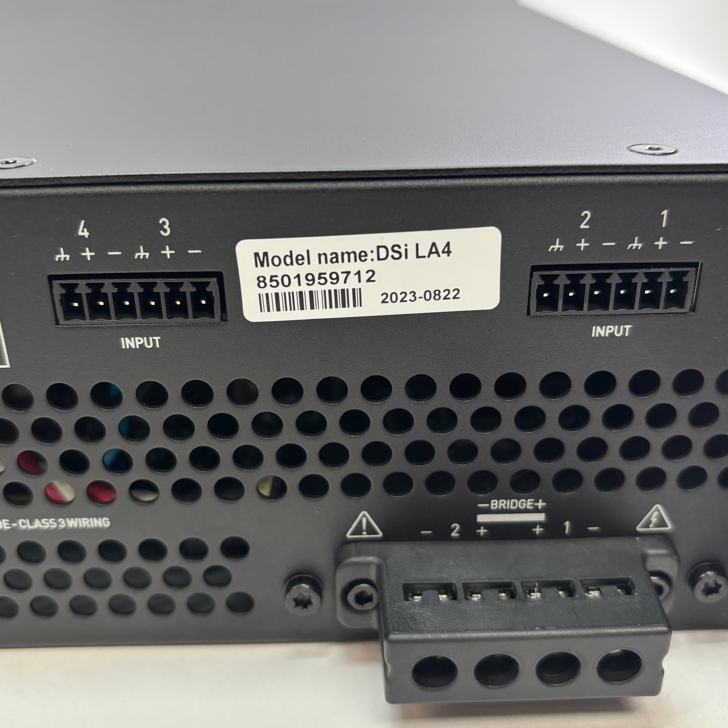 JBL Professional DSi LA4 Amplifier