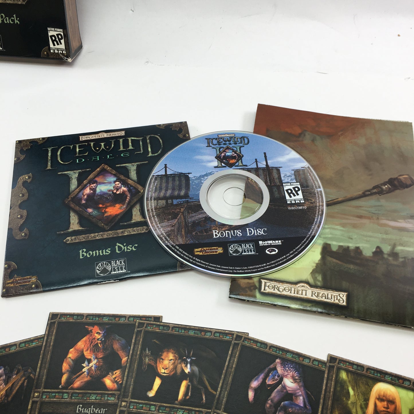 Icewind Dale II and Adventure Pack w Trading Cards and Bonus Disc for PC