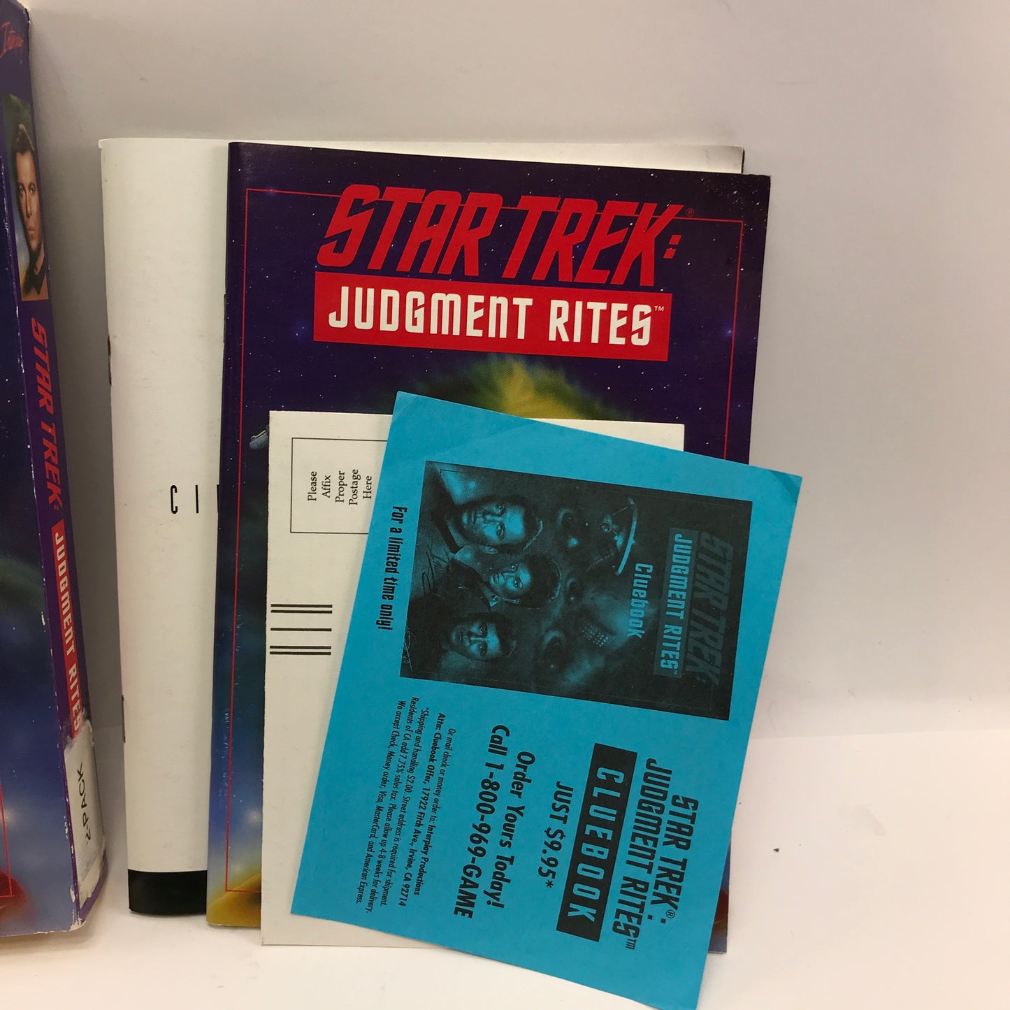 Star Trek Judgment Rites (PC, 1993) Complete in Original Box w All Inserts CIB
