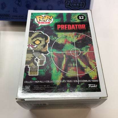 New Funko Pop  8-bit Preadator  Collectable Vinyl Figure w Lanard and Socks #12