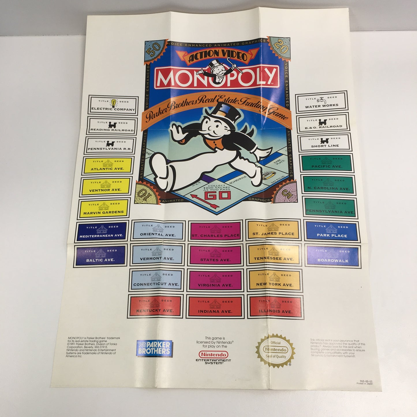 Monopoly (Nintendo NES, Tested Works