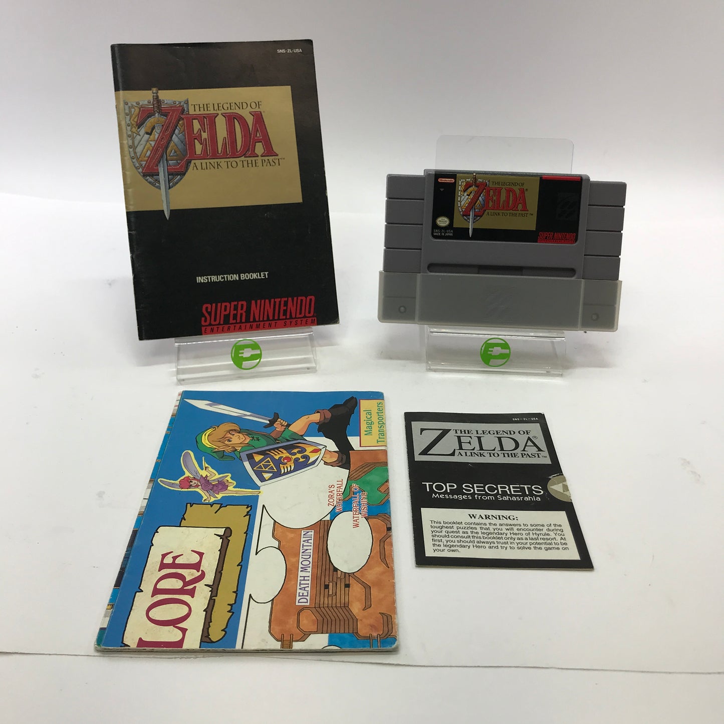 The Legend Of Zelda A Link to the Past (Super Nintendo SNES, 1991) Tested Works