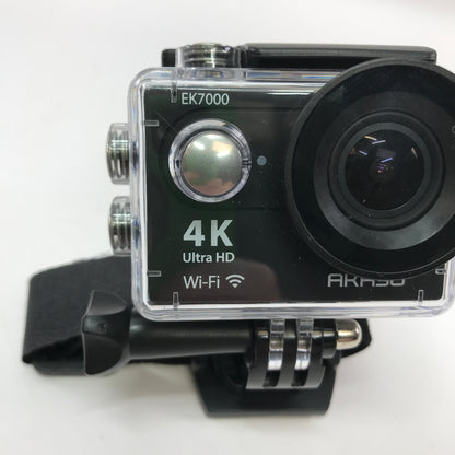 AKASO EK7000 4K Action Camera Ultra HD Wifi w Case and Strap