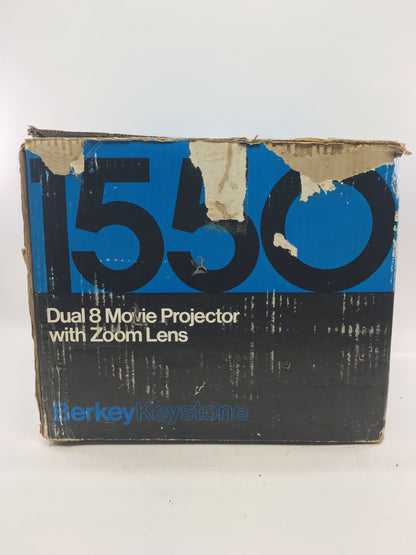 Broken Berkey Keystone Dual 8 Movie Projector 8mm Film Projector 1550Z - READ