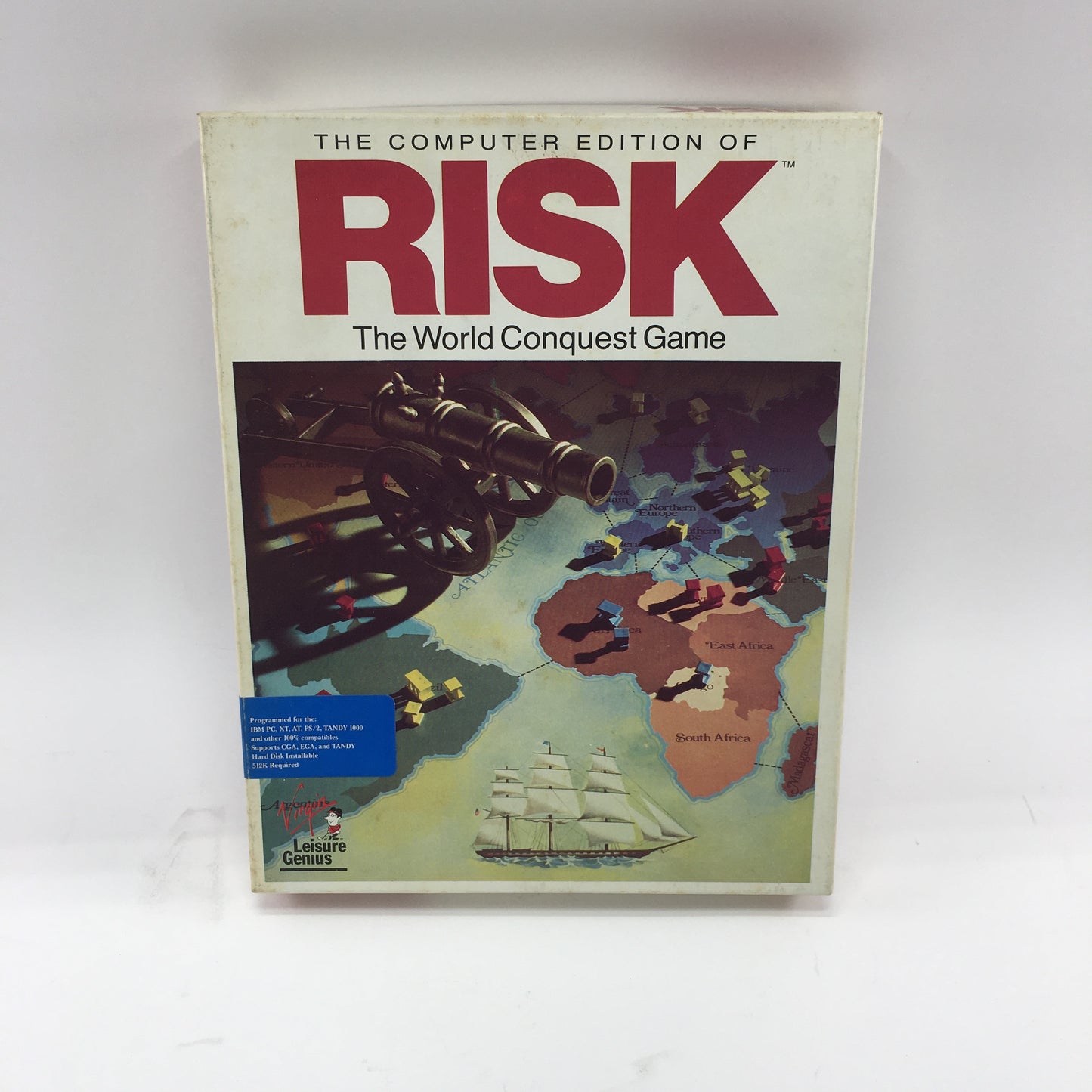 Risk The World Conquest Game (PC, 1989) Complete in Original Box, CIB
