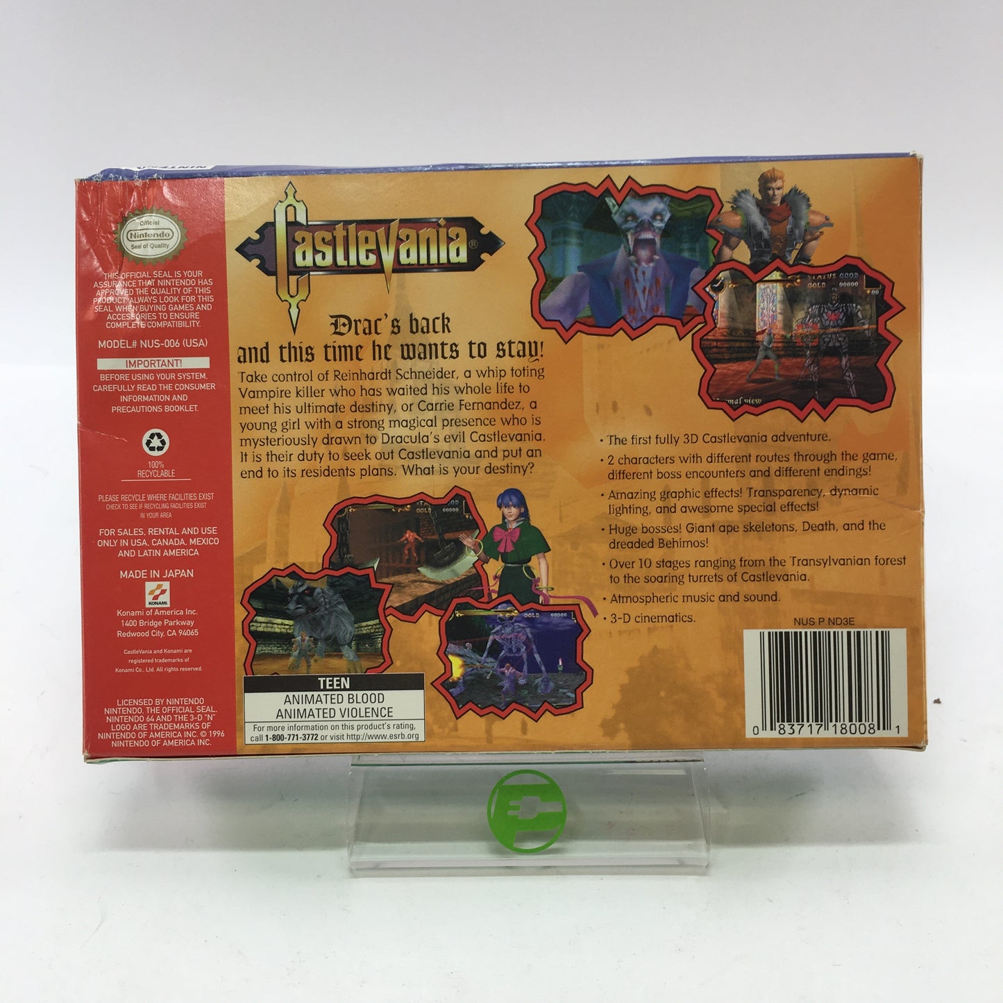 Castlevania (Nintendo 64 N64, 1999)