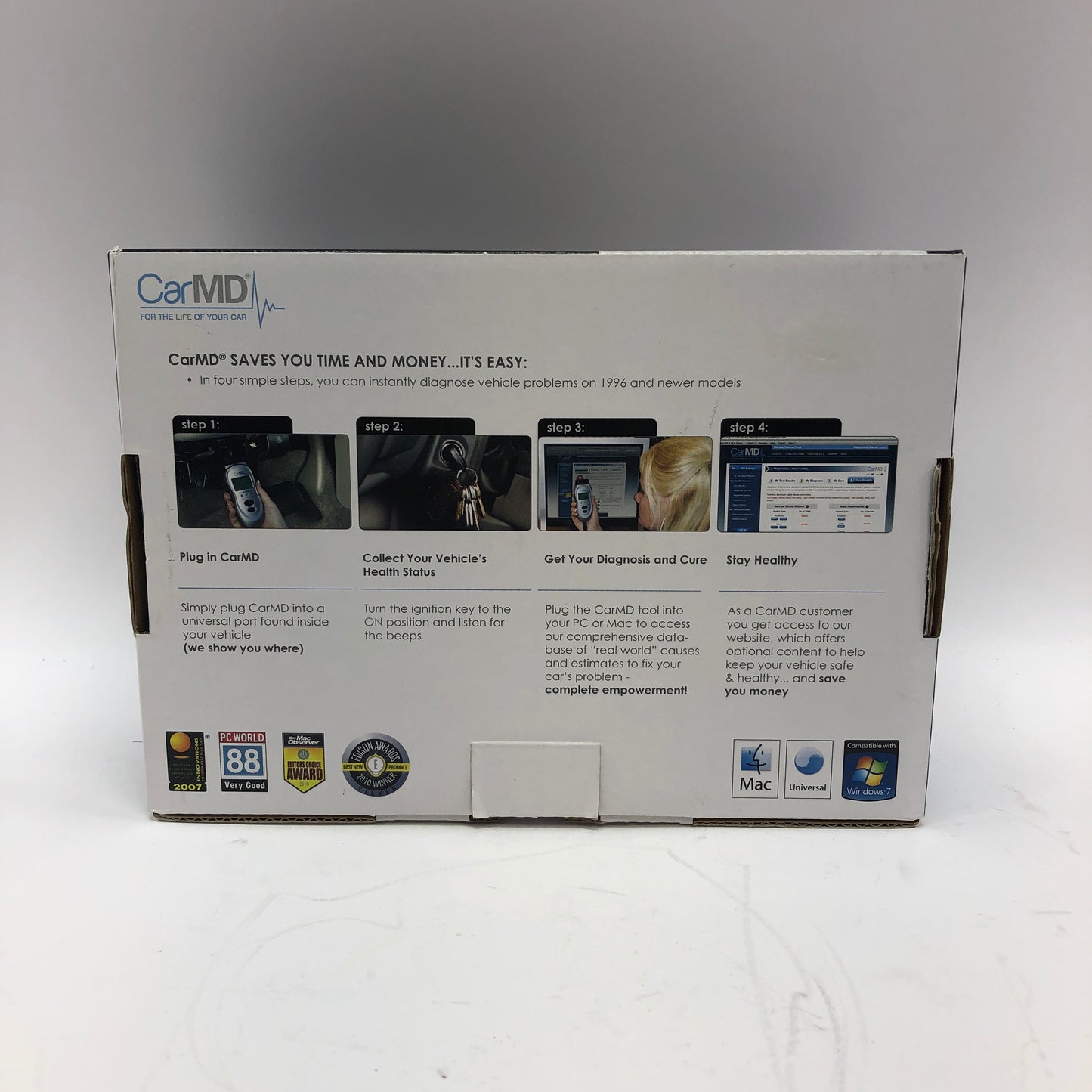 New CarMD Vehicle Health System OBD2 Diagnostic Code Reader 2100