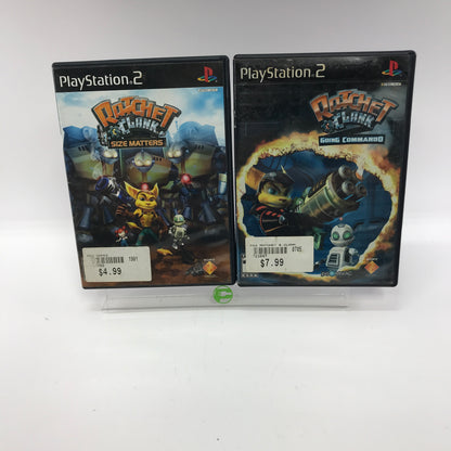 Rachet and Clank Going Command, Size Matters Sony PlayStation 2 PS2 Games