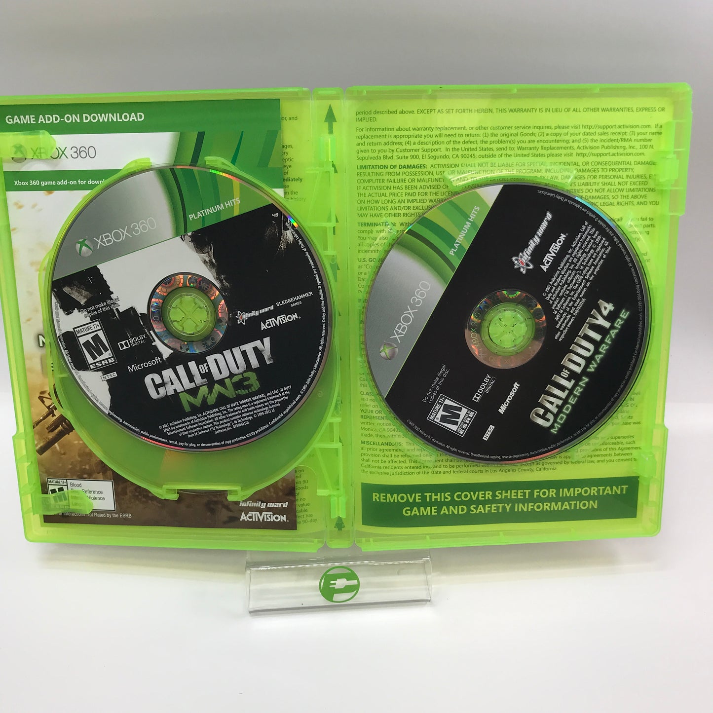 Call of Duty Modern Warfare Trilogy (Microsoft Xbox 360, 2016)