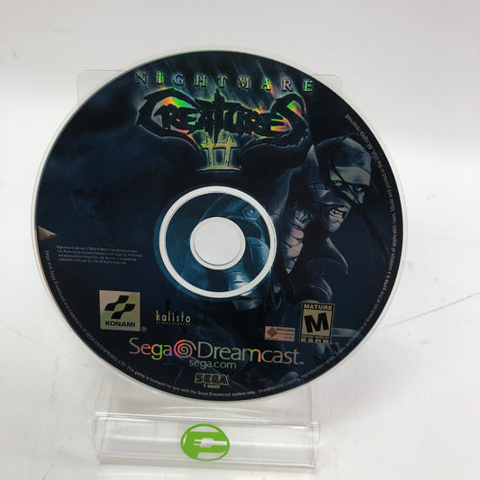 Nightmare Creatures II (Sega Dreamcast, 2000) Disc Only