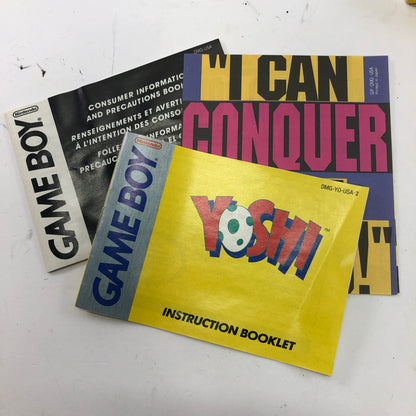 Yoshi (Nintendo GameBoy, 1992) Complete in Box w/ Inserts, CIB